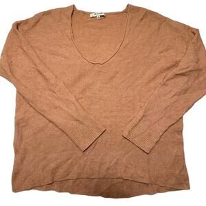 Madewell Kimball Scoop Neck Long Sleeve Pullover Sweater Size Medium